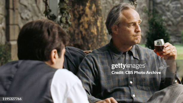 Al Pacino as Michael Corleone and Marlon Brando as Don Vito Corleone in 'The Godfather, ' the movie based on the novel by Mario Puzo and directed by...