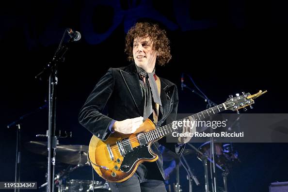 Johnny Razorlight Q Johnny Borrell of Razorlight performs on stage at Usher Hall on... News ...