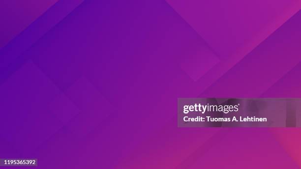 abstract neon purple and pinkish diagonal rectangles and triangles with color gradient. geometric vector illustration background, creative design template. 4k resolution. - paars stockfoto's en -beelden