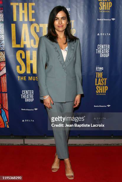 Camilla Belle attends the The Last Ship Opening Night Performance held at Ahmanson Theatre on January 22, 2020 in Los Angeles, California.