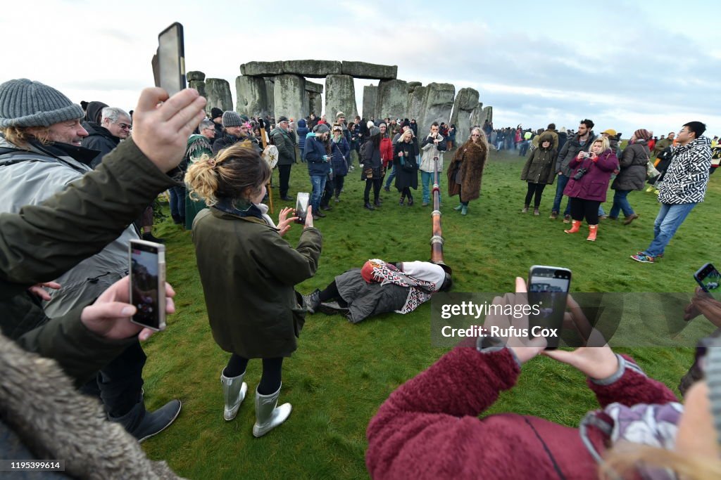 Winter Solstice Is Celebrated At Stonehenge