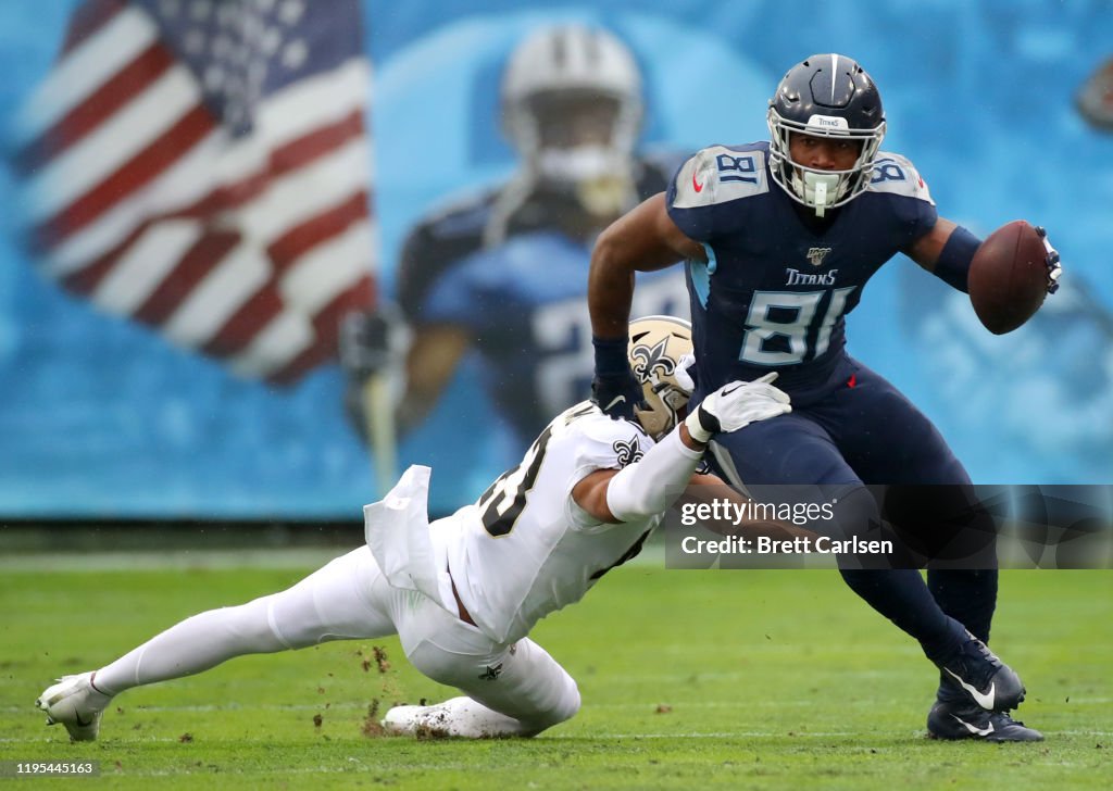 New Orleans Saints v Tennessee Titans