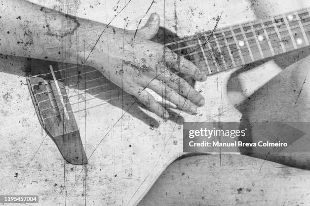 woman with her spanish guitar - country and western music stock pictures, royalty-free photos & images