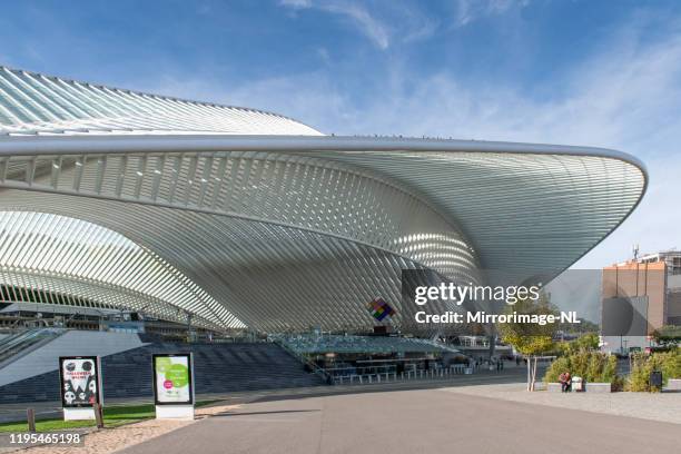 estación de tren de lieja-guillemins - liège guillemins fotografías e imágenes de stock