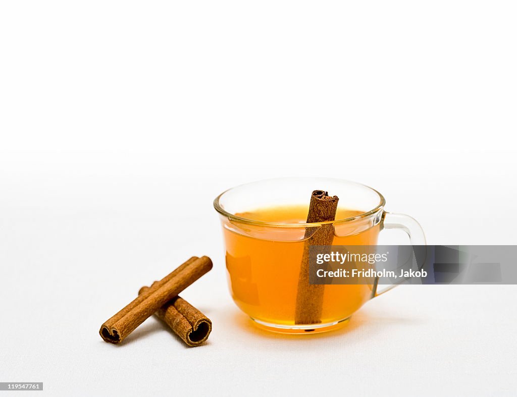 Tea with cinnamon