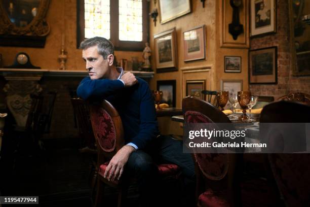 Actor Rupert Everett is photographed for Culture Trip on October 4, 2018 at Oscar Wilde in New York City. PUBLISHED IMAGE.