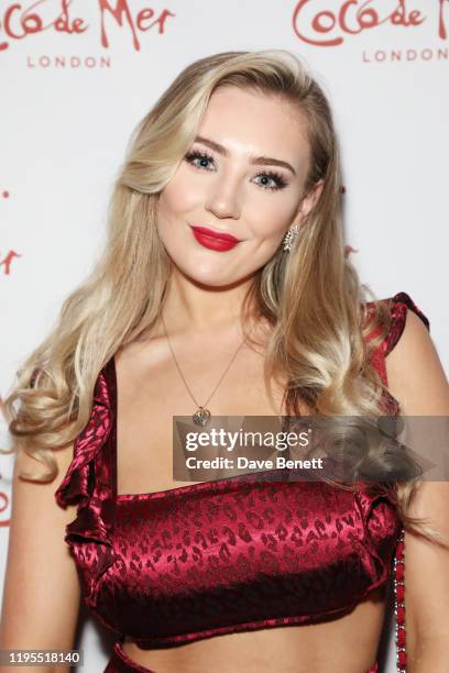 Bethany Lily April attends the launch of Muse by Coco De Mer at Sketch on January 23, 2020 in London, England.