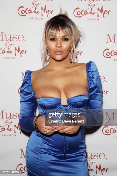 Talulah-Eve Brown attends the launch of Muse by Coco De Mer at Sketch on January 23, 2020 in London, England.