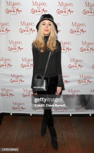 Olivia Arben attends the launch of Muse by Coco De Mer at Sketch on January 23, 2020 in London, England.