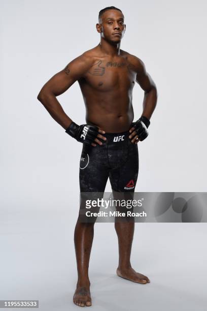 Jamahal Hill poses for a portrait during a UFC photo session on January 22, 2020 in Raleigh, North Carolina.