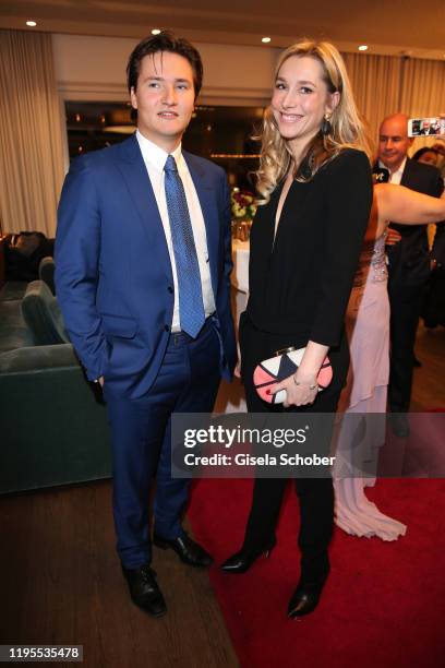 Aly Muhammad Prince Aga Khan, son of Karim Aga Khan and his half sister Princess Theresa of Leiningen during the Schwarzenegger climate initiative...