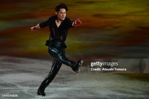 Daisuke Takahashi of Japan performs during the All Japan Medalist On Ice at the Yoyogi National Gymnasium on December 23, 2019 in Tokyo, Japan.