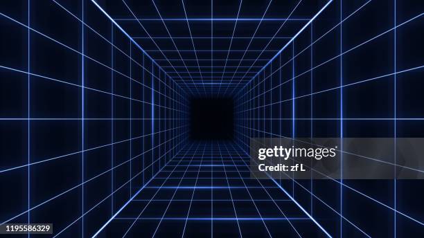 80年代復古的科幻背景 - coordonnée géographique photos et images de collection