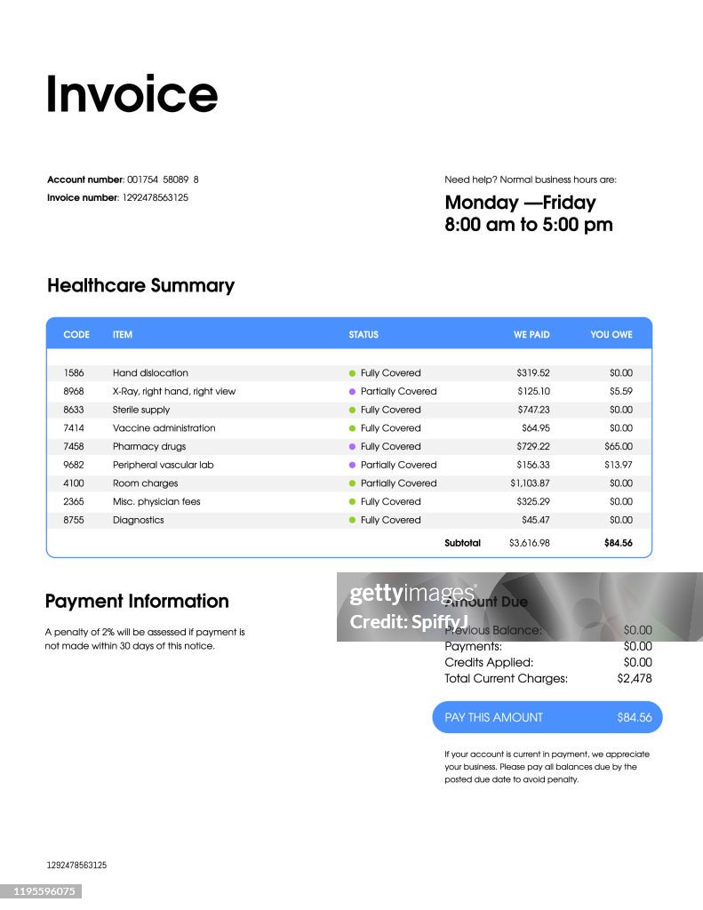 Generic invoice