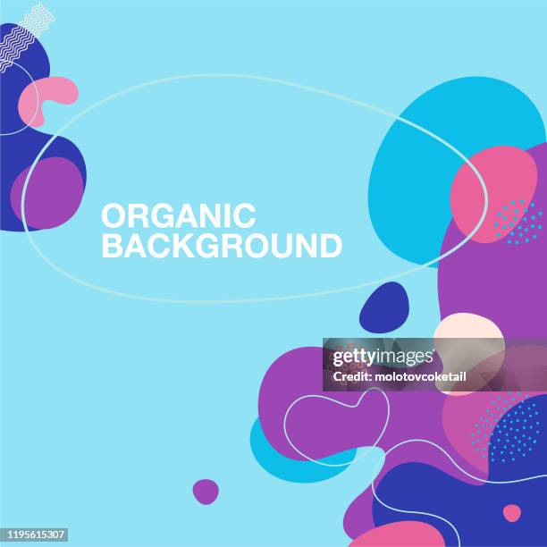 organic shape pattern background - fractal shapes stock illustrations