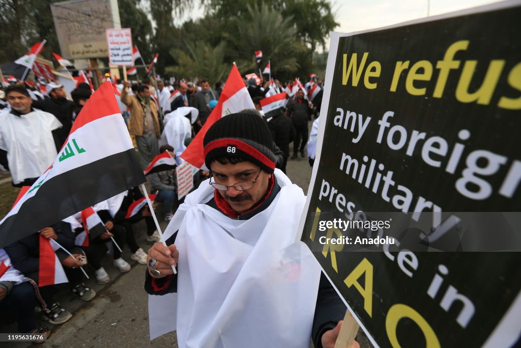 Thousands converge for anti-US rally in Iraq