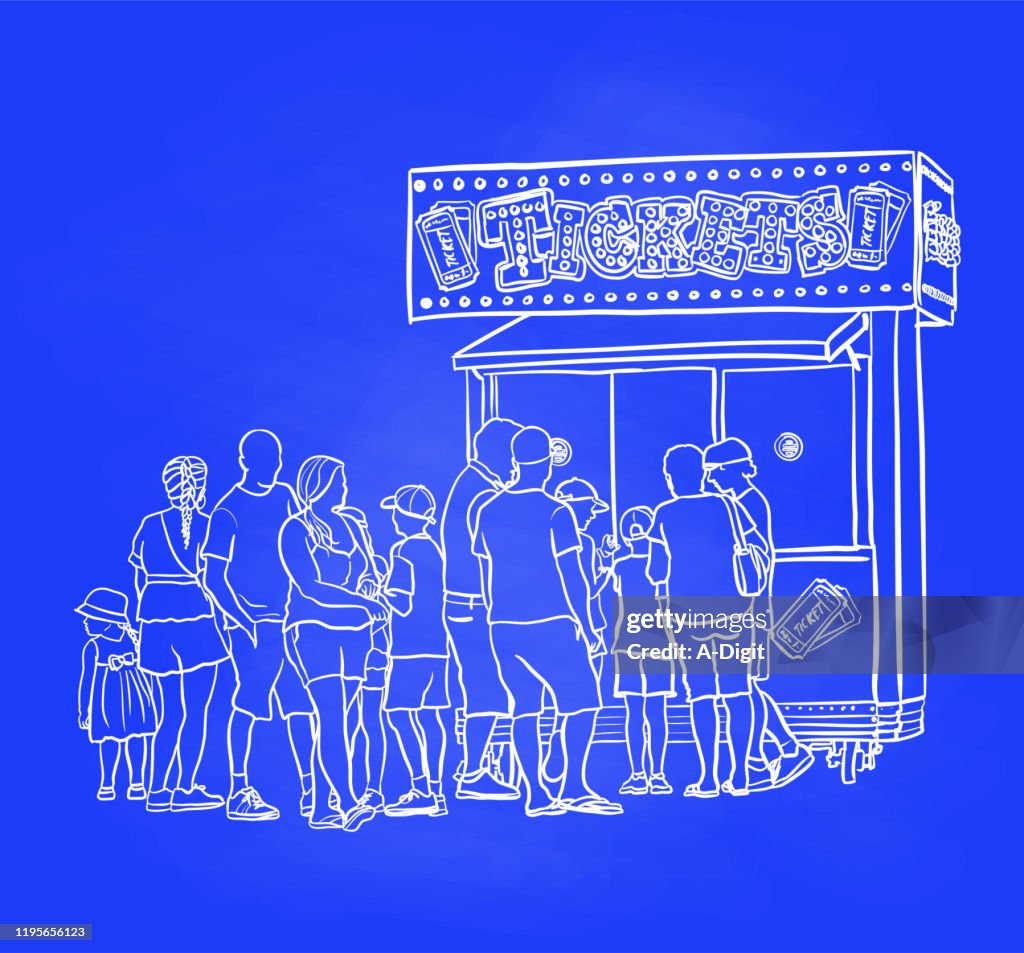 Kaartjes voor het beurs bord