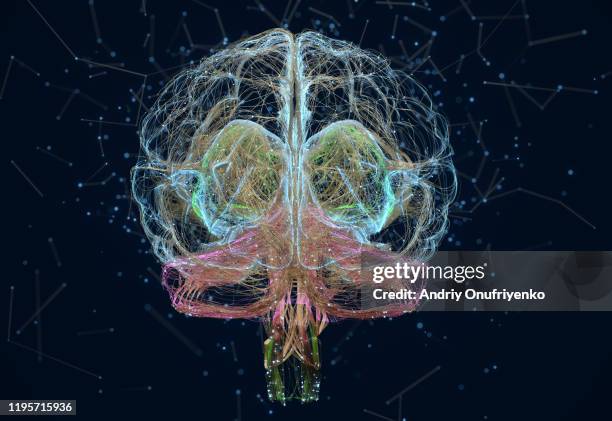 artificial intelligence brain - cloud brain stock pictures, royalty-free photos & images