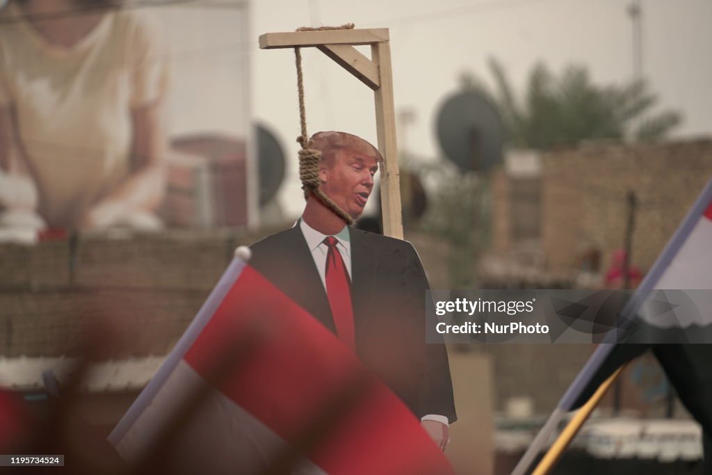 Anti-USA Demonstration In Baghdad
