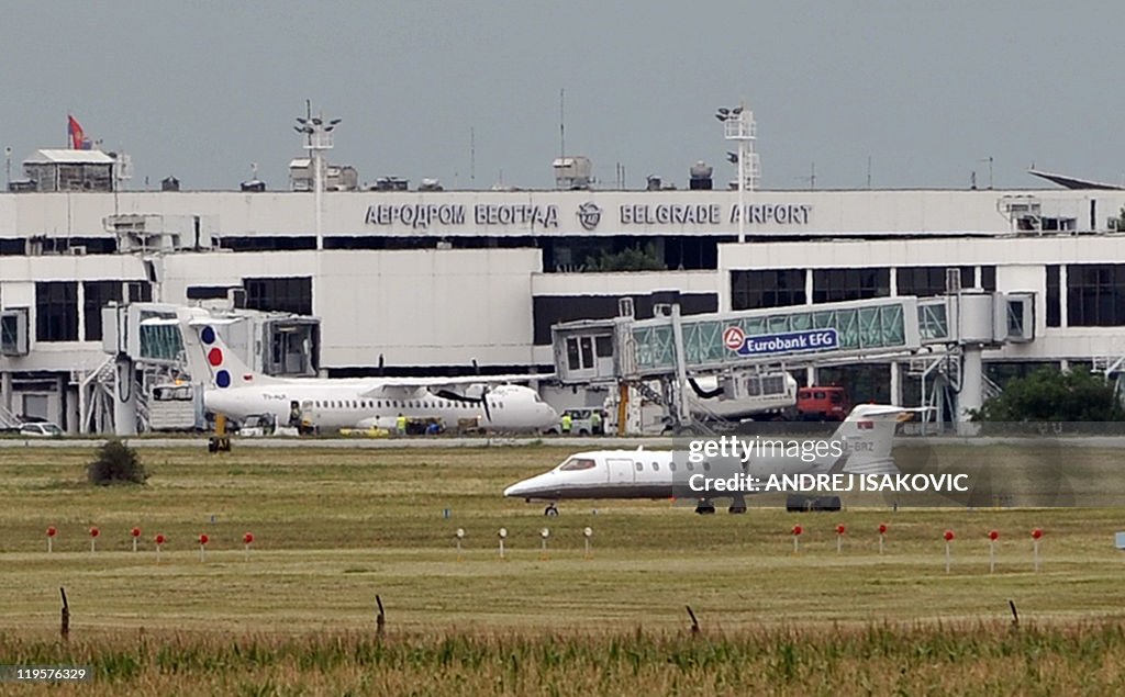 A Serbian government plane carrying war