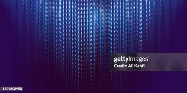 abstract pixel rain fall texture background - waterfall stock illustrations