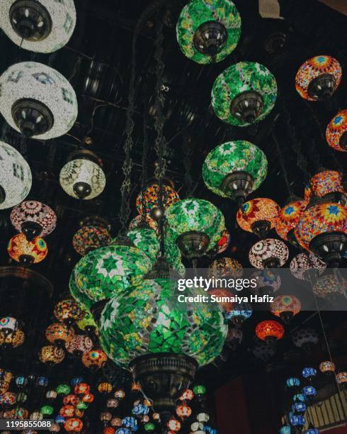 turkish lamps - ramadan dubai stock pictures, royalty-free photos & images