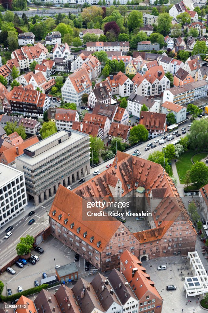 Police Headquarters in Ulm From Above