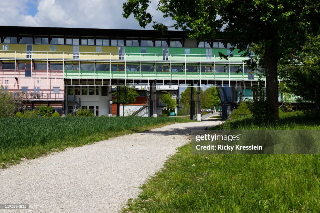 Colorful Ulm University Campus Building