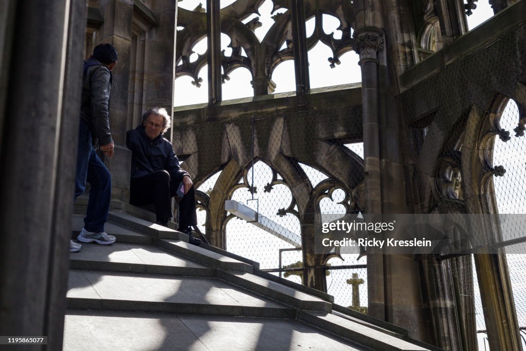 Two People in the Tower of Ulm Minster