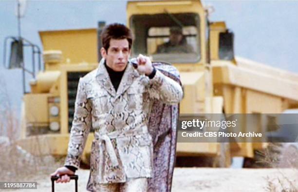 The movie "Zoolander", directed by Ben Stiller. Seen here, Ben Stiller returns to his roots, in coal mining country. Theatrical release September 28,...
