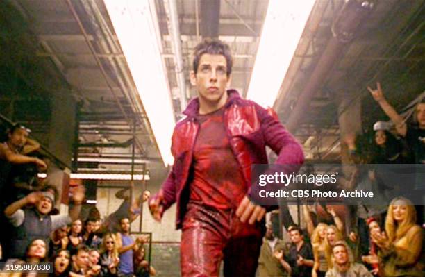 The movie "Zoolander", directed by Ben Stiller. Seen here in a runway walk-off challenge, Ben Stiller . Theatrical release September 28, 2001. Screen...