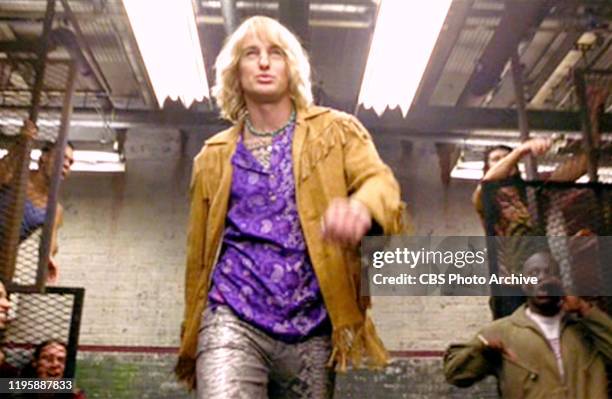 The movie "Zoolander", directed by Ben Stiller. Seen here in a runway walk-off challenge, Owen Wilson . Theatrical release September 28, 2001. Screen...