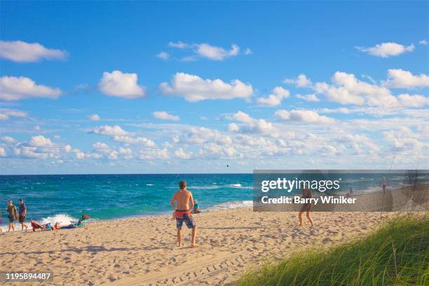 people having fun at red reef park, boca raton - boca raton stock pictures, royalty-free photos & images