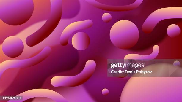 scientific three-dimensional vector macro illustration - bacteria and microorganisms in the habitat. - bacteria cultures stock illustrations