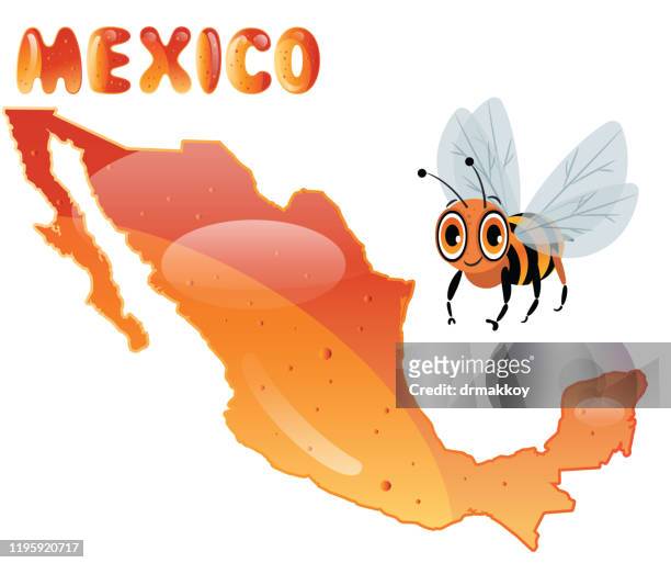 メキシコと蜂蜜 - los cabos点のイラスト素材／クリップアート素材／マンガ素材／アイコン素材