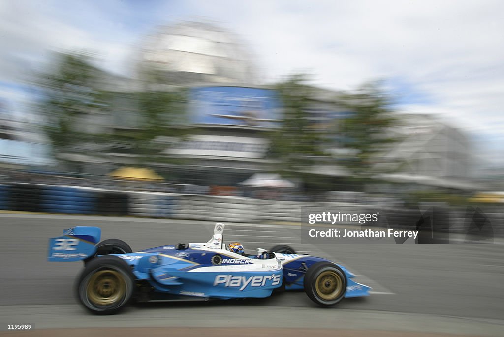 Patrick Carpentier driving the the Player's Forsythe Racing Ford ...