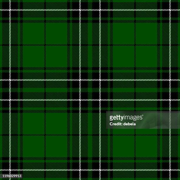 ilustraciones, imágenes clip art, dibujos animados e iconos de stock de clan maclean scottish highland tartan plaid textil patrón - kilt