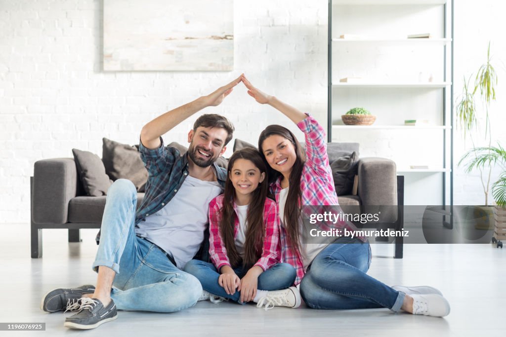 Conceito de habitação para a família