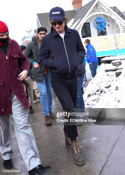 Kyle Gallner is seen on January 24, 2020 in Park City, Utah.