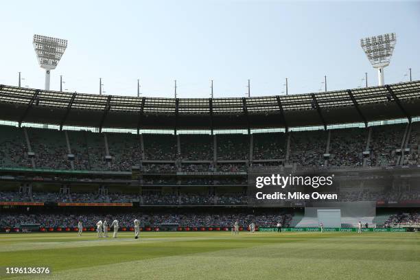 General view during day two of the Second Test match in the series between Australia and New Zealand at Melbourne Cricket Ground on December 27, 2019...