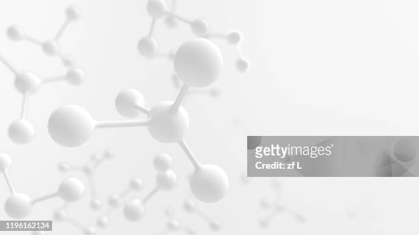 分子結構 - abstract molecule stock-fotos und bilder