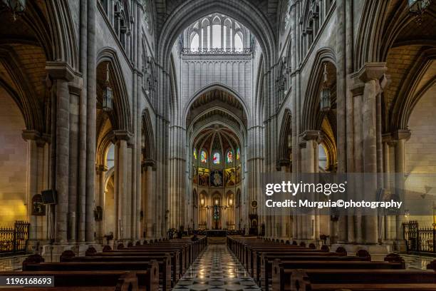 catedral de la almudena - royal cathedral stock pictures, royalty-free photos & images