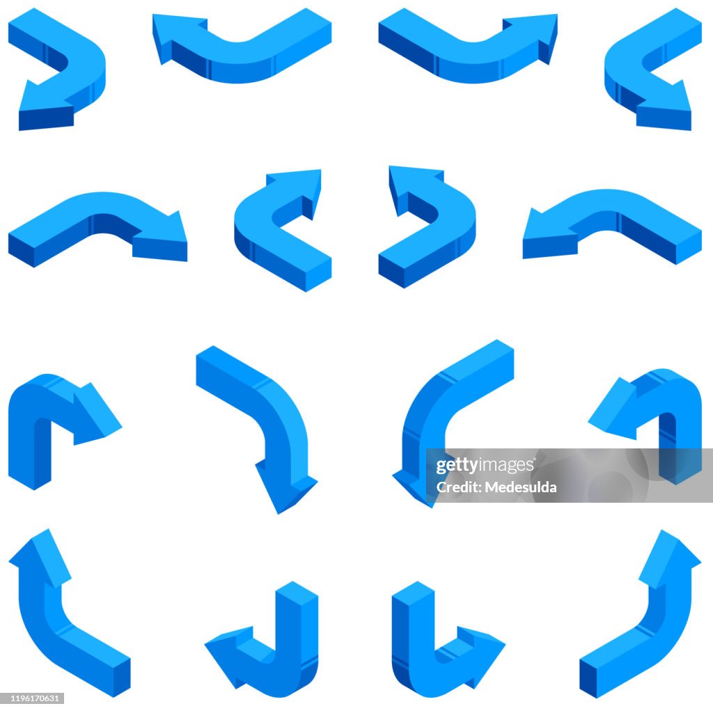 Isometric Arrow Set