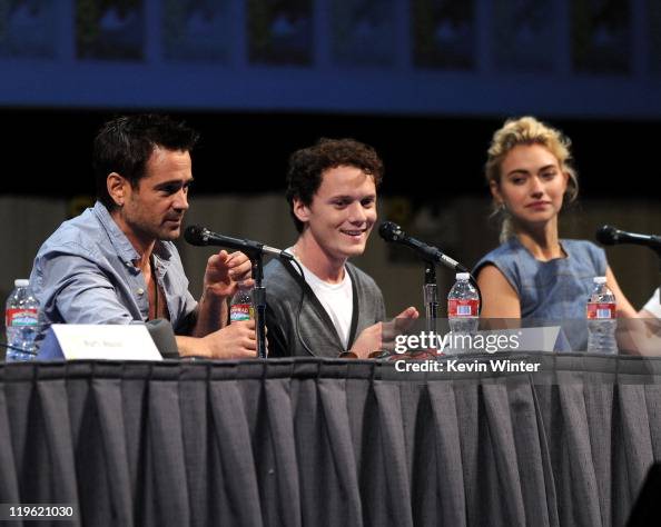 Colin Anton Shell Actors Colin Farrell Anton Yelchin and Imogen Poots speak at ...