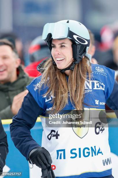 Nathalie Benko of Austria during the Audi FIS Alpine Ski World Cup - Kitz Charity Trophy on January 25, 2020 in Kitzbuehel, Austria.