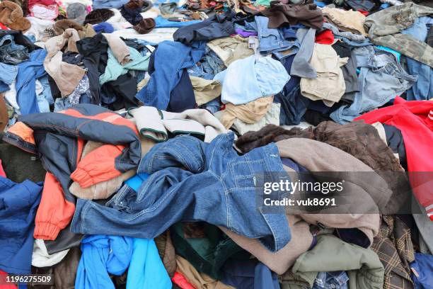 waterlooplein market in amsterdam - textile industry stockfoto's en -beelden