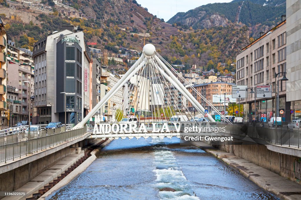 Paris Bridge in Andorra la Vella