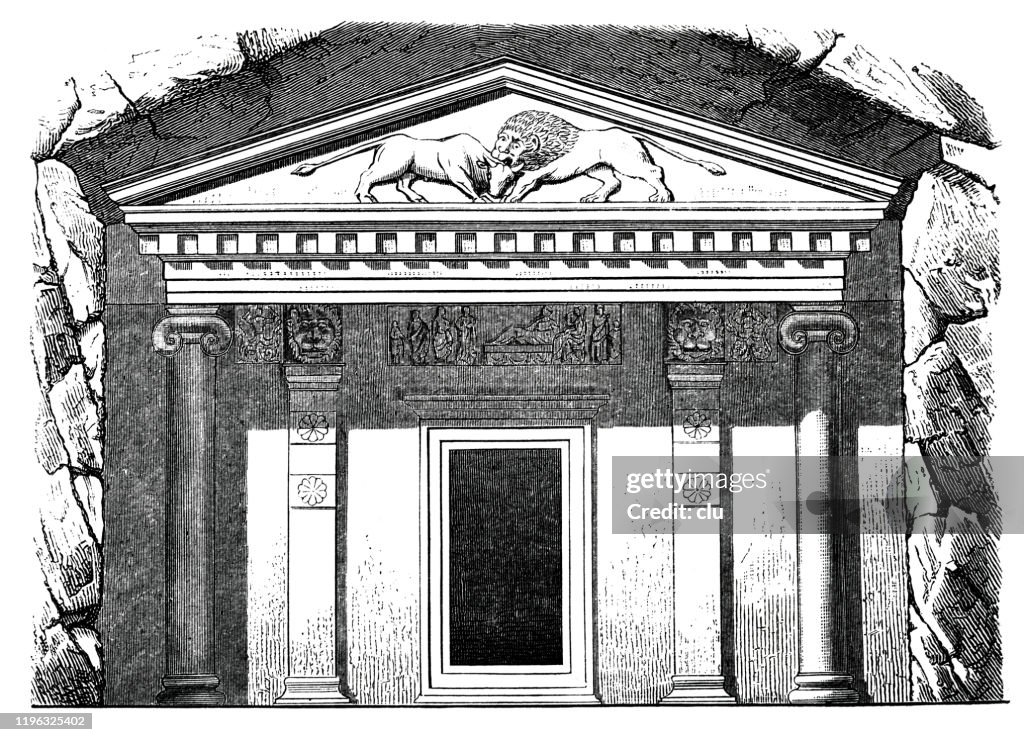 Grave in Myra, Demre, Turkey