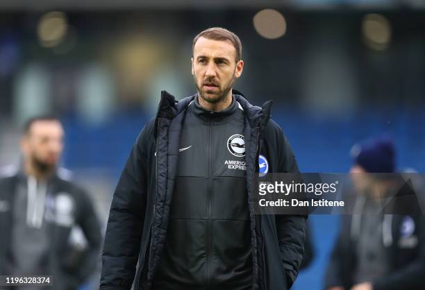 Glenn Murray of Brighton & Hove Albion arrives for the Premier League match between Brighton & Hove Albion and AFC Bournemouth at American Express...