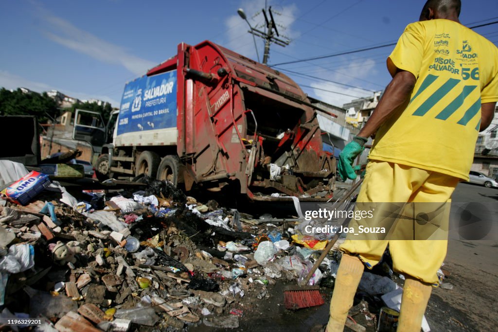 Communal Garbage Garbage Collection In The City High-Res Stock Photo - Getty Images